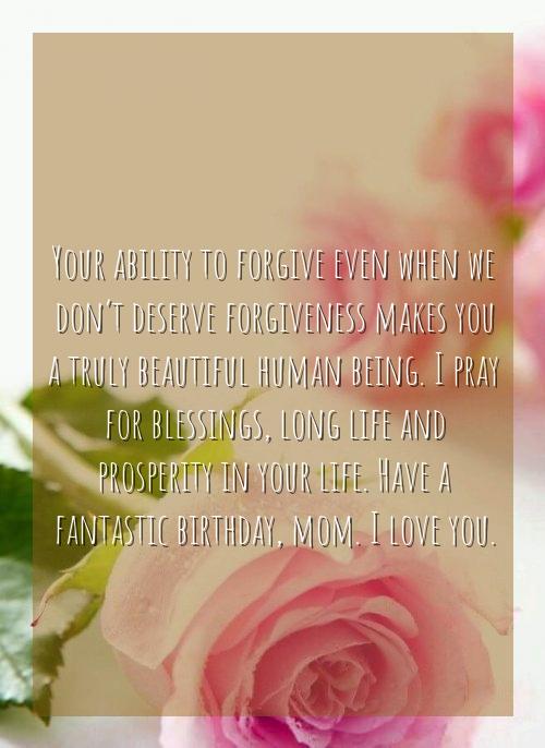 birthday blessings for mother